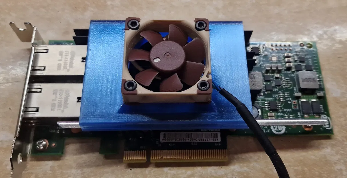Ngàm gắn quạt 4010 cho card mạng Intel x520-T2 (10Gb NIC) - Image 1