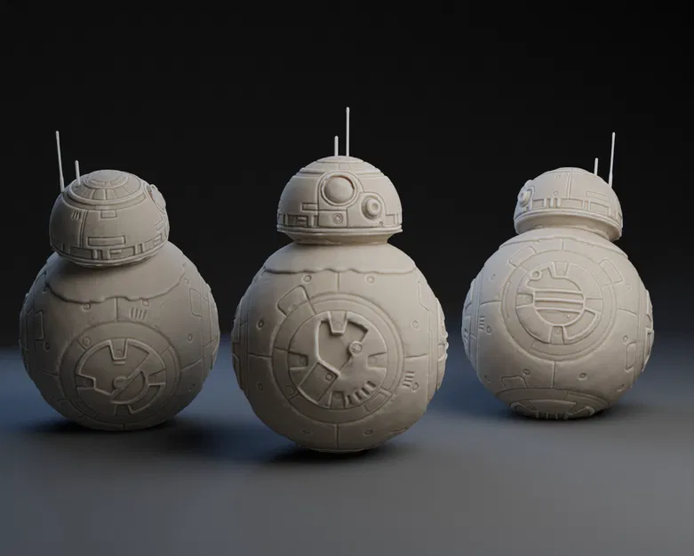 Mô hình 3D robot BB8 Star Wars chi tiết cho người đam mê - Image 1