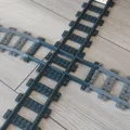 Lego train - Đường ray giao nhau (Cross track rail) - Thumbnail 1