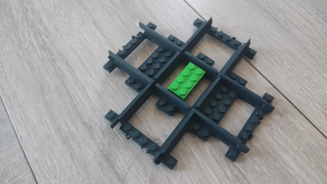 Lego train - Đường ray giao nhau (Cross track rail) - Image 2
