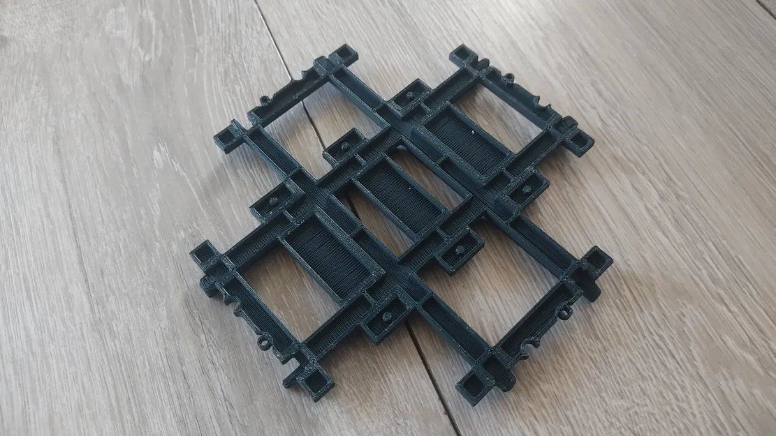 Lego train - Đường ray giao nhau (Cross track rail) - Image 5