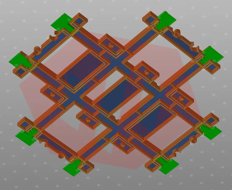 Lego train - Đường ray giao nhau (Cross track rail) - Image 6