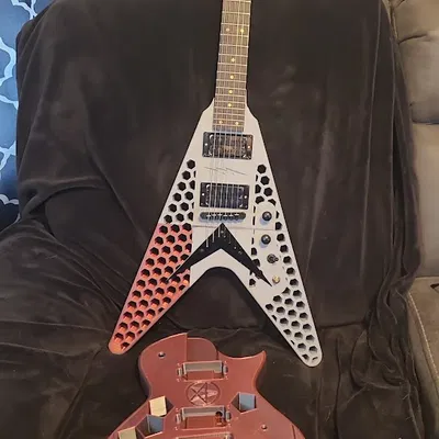 Đàn Guitar điện Flying V in 3D