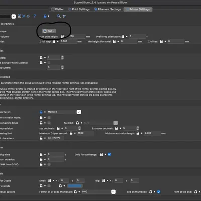 Mô hình bàn in Anycubic Kobra Go cho SuperSlicer