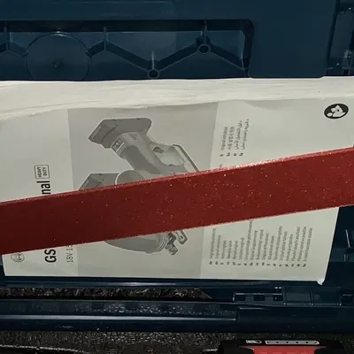 Thanh kẹp giữ tài liệu cho hộp đồ nghề Bosch L-Boxx in 3D