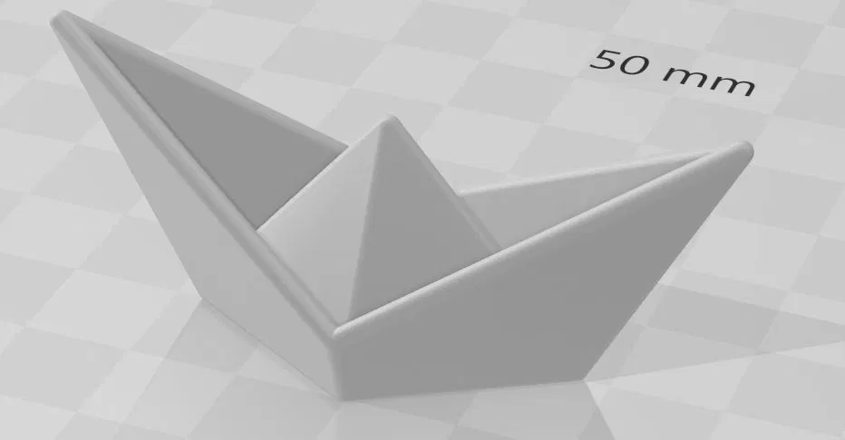 Mô hình thuyền giấy Origami 3D: Đơn giản, tinh tế và dễ in - Image 1