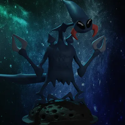 Mô hình 3D nhân vật Kurvinox từ series Kapitan Bomba