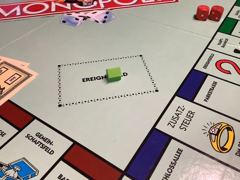 Mô hình nhà Monopoly (Monopoly House) in 3D cho bộ cờ tỷ phú - Image 1