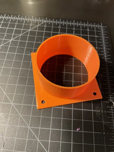 Flange 3 inch cho ống thoát khí máy Creality Laser Enclosure - Image 1