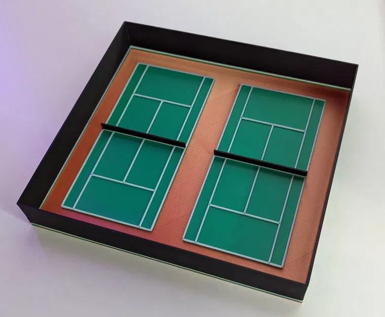 Mô hình sân quần vợt (Tennis Court) in 3D đẹp mắt cho người yêu thể thao - Image 1