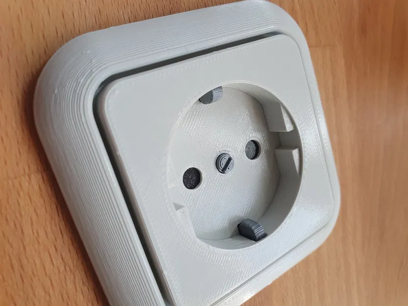 Nam châm dán tủ lạnh hình ổ cắm điện - Image 1