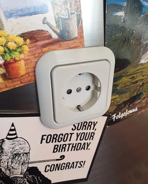 Nam châm dán tủ lạnh hình ổ cắm điện - Image 5