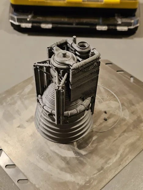 Mô hình động cơ tên lửa Saturn V F-1 (đã gộp liền khối) - Image 5