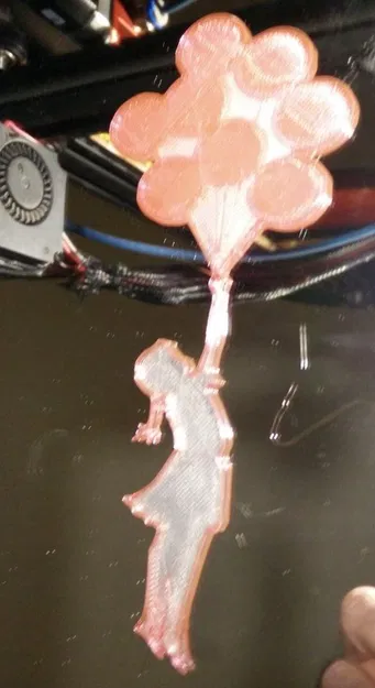 Mô hình Banksy Balloon Girl (Nghệ thuật 2D) - Image 1