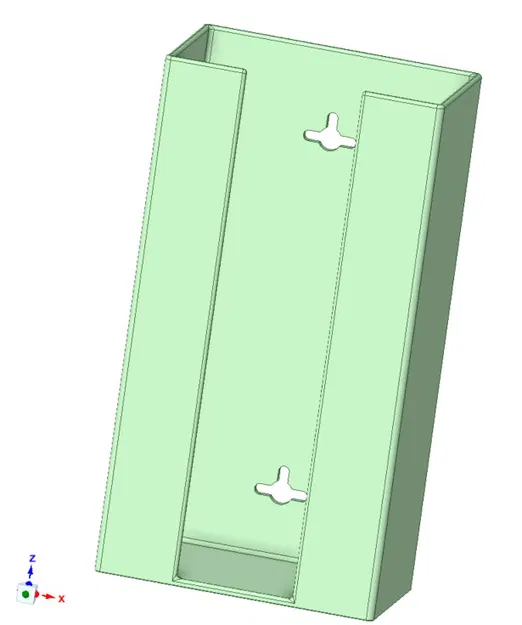 Giá treo hộp găng tay dùng một lần 3D thiết kế gọn gàng - Image 1