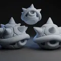 Mô hình Vỏ gai Bowser (Bowser Spikey Shell) cực chất cho fan Mario - Thumbnail 1