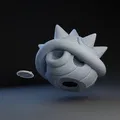 Mô hình Vỏ gai Bowser (Bowser Spikey Shell) cực chất cho fan Mario - Thumbnail 2