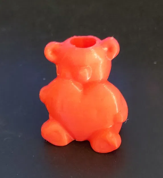 Bear Heart Straw Topper - Phụ kiện 3D hình gấu ôm trái tim đáng yêu - Image 2