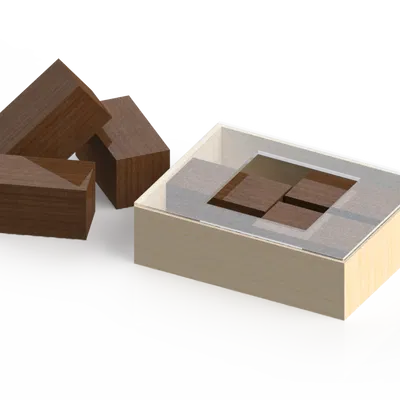 Box Puzzle - Mô hình xếp hình hộp trí tuệ