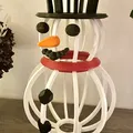 Người tuyết dạng lát cắt - Đồ trang trí mùa đông - Thumbnail 2