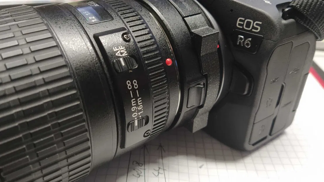 Nắp đậy bảo vệ ngàm adapter drop-in filter Canon EF-EOS R - Image 1