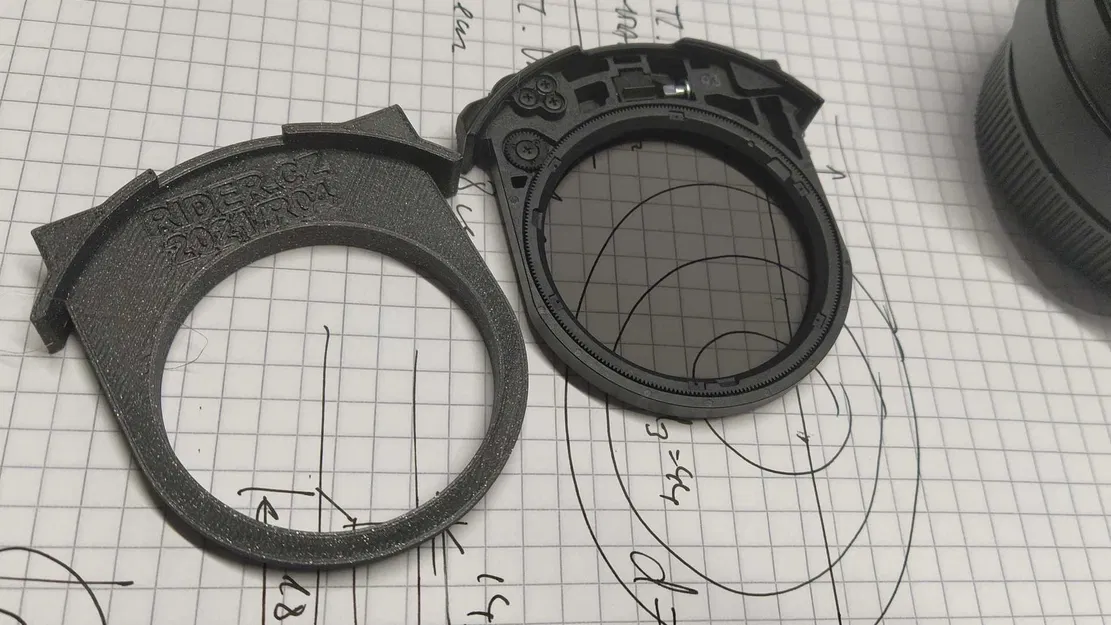 Nắp đậy bảo vệ ngàm adapter drop-in filter Canon EF-EOS R - Image 3