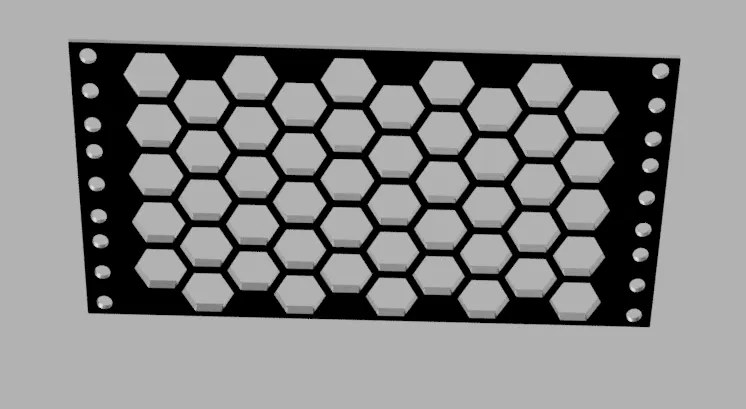 Bảng gắn Honeycomb Storage Wall (HSW) 3U cho tủ rack 10 inch - Image 1