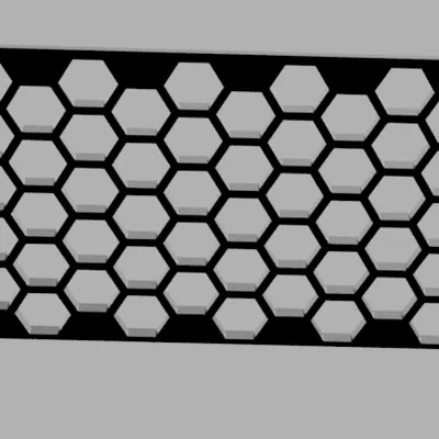 Bảng gắn Honeycomb Storage Wall (HSW) 3U cho tủ rack 10 inch