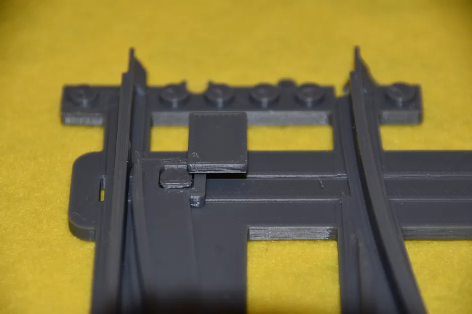 Bộ đường ray tàu hỏa Lego giao cắt nhỏ gọn tích hợp aiguillage - Image 10