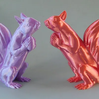 Squizzle! Mô hình chú sóc điêu khắc không cần support