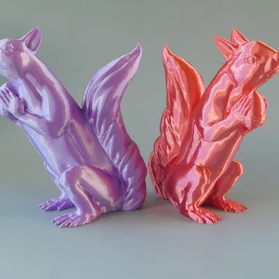 Squizzle! Mô hình chú sóc điêu khắc không cần support