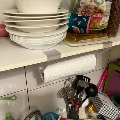 Giá treo khăn giấy 3D tiện lợi cho nhà bếp gọn gàng