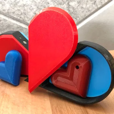 Lovely Fidget - Món đồ chơi xếp hình trái tim hít nam châm cực thú vị