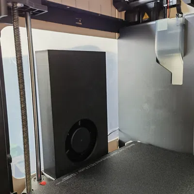 Lọc than hoạt tính khử mùi VOC dùng quạt AUX cho Bambu Lab P1P (kiểu Nevermore)