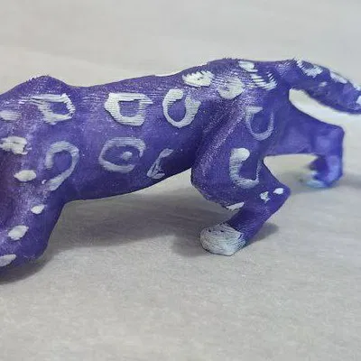 Mô hình báo tuyết Snow Leopard in 3D độc đáo cho người sưu tầm