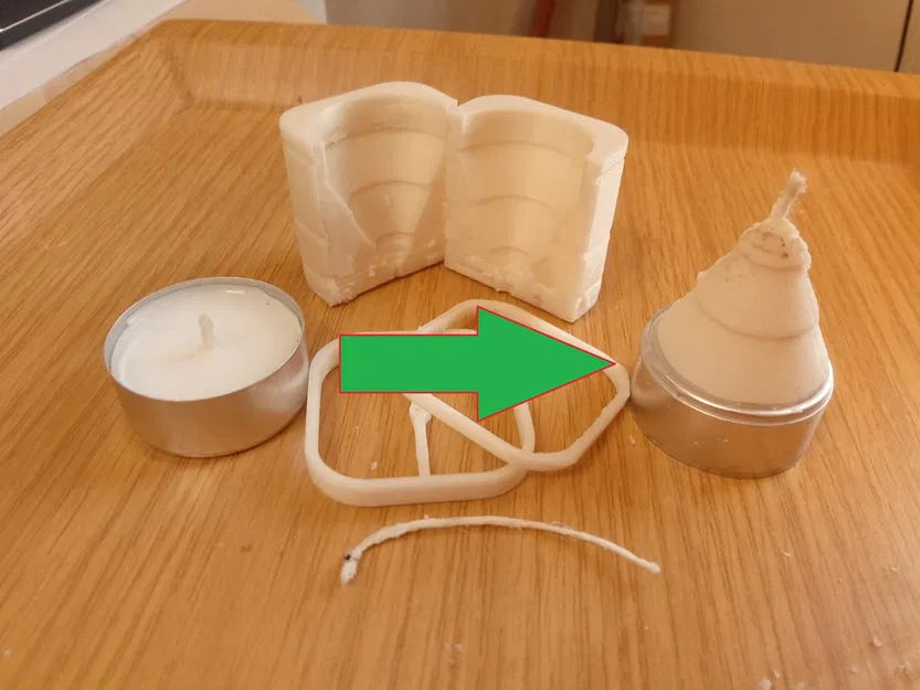 Khuôn nến hình cây thông - Image 1