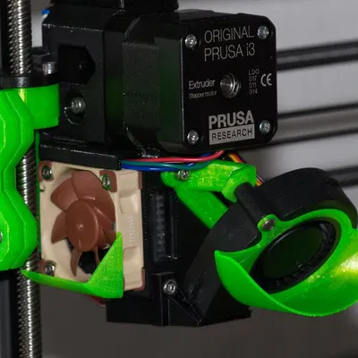 Prusa MK3 Nắp quạt giảm ồn (góc 40°)