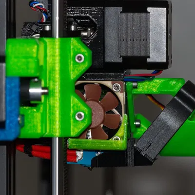 Prusa MK3 Nắp quạt giảm ồn (góc 40°)