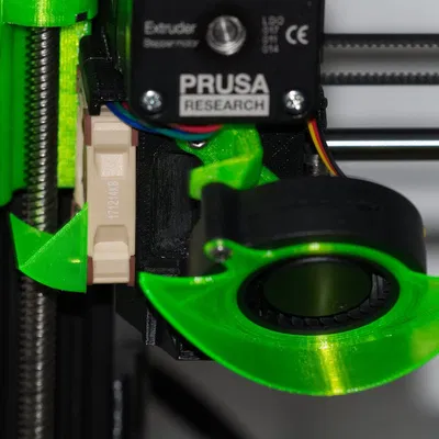 Prusa MK3 Nắp quạt giảm ồn (góc 40°)