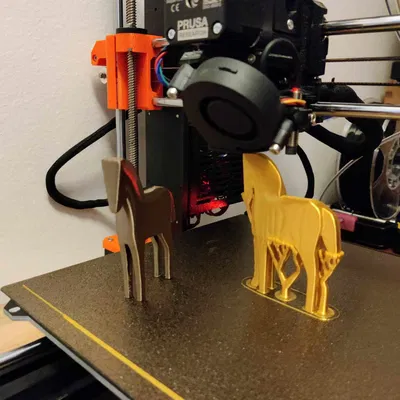 Mô hình chú ngựa gỗ cổ điển - File in 3D nghệ thuật độc đáo