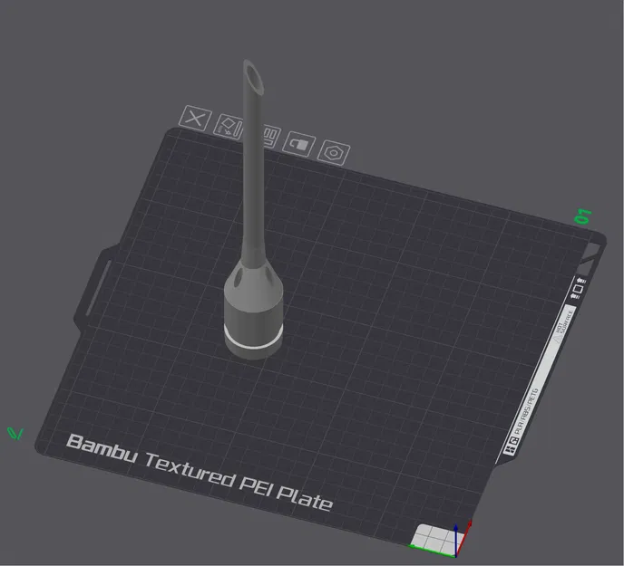 Đầu hút bụi Dyson siêu dài (249mm) cho máy in 3D Bambu Lab - Image 1