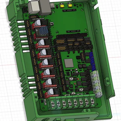 Hộp bảo vệ BigTreeTech Manta M8P cho máy in Caribou