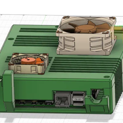 Hộp bảo vệ BigTreeTech Manta M8P cho máy in Caribou