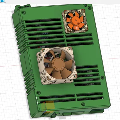 Hộp bảo vệ BigTreeTech Manta M8P cho máy in Caribou