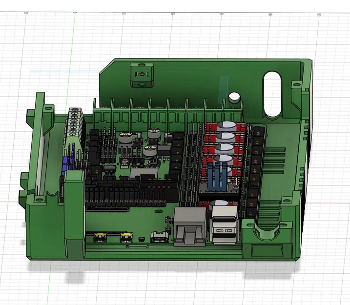 Hộp bảo vệ BigTreeTech Manta M8P cho máy in Caribou - Image 4