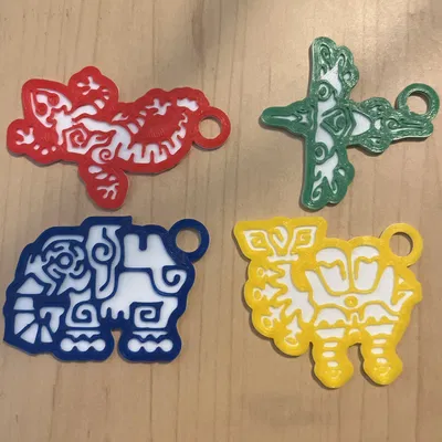 Móc khóa Thần thú Divine Beast từ Zelda