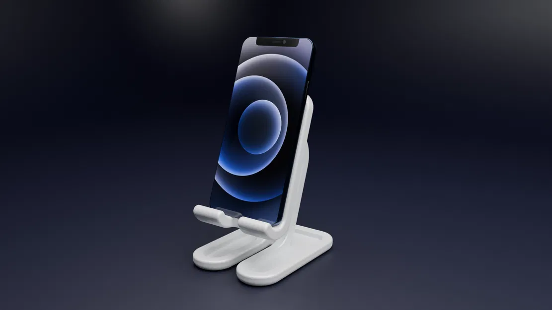 Giá đỡ điện thoại để bàn (mobile phone stand) thiết kế tối giản - Image 1