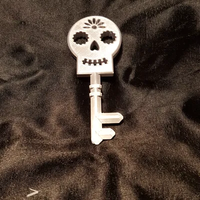 Mô hình chìa khóa xương đầu lâu Dia de los Muertos in 3D