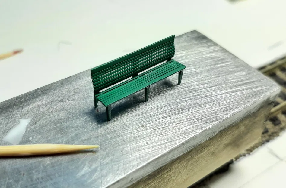 Ghế băng dài nhà ga NMBS - Tỷ lệ H0 1:87 - Image 2