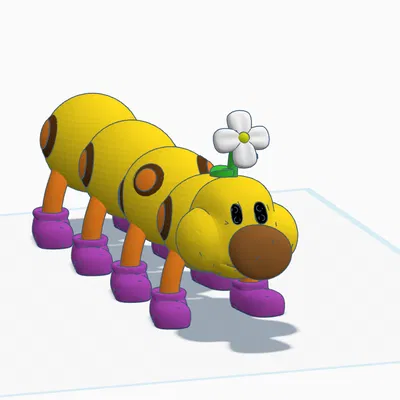 Mô hình Wiggler từ Mario có khớp nối linh hoạt